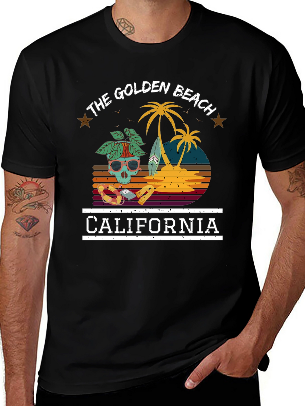 Golden Beach California Graphic Tee