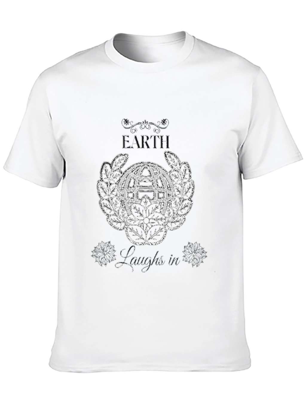 Earth Laughs In Graphic T-Shirt
