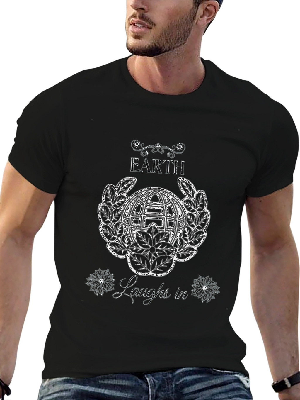 Earth Laughs In Graphic T-Shirt
