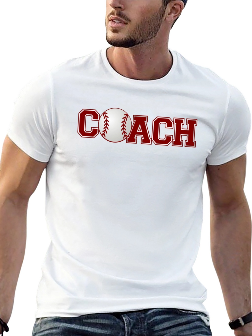 Baseball Coach Graphic T-Shirt