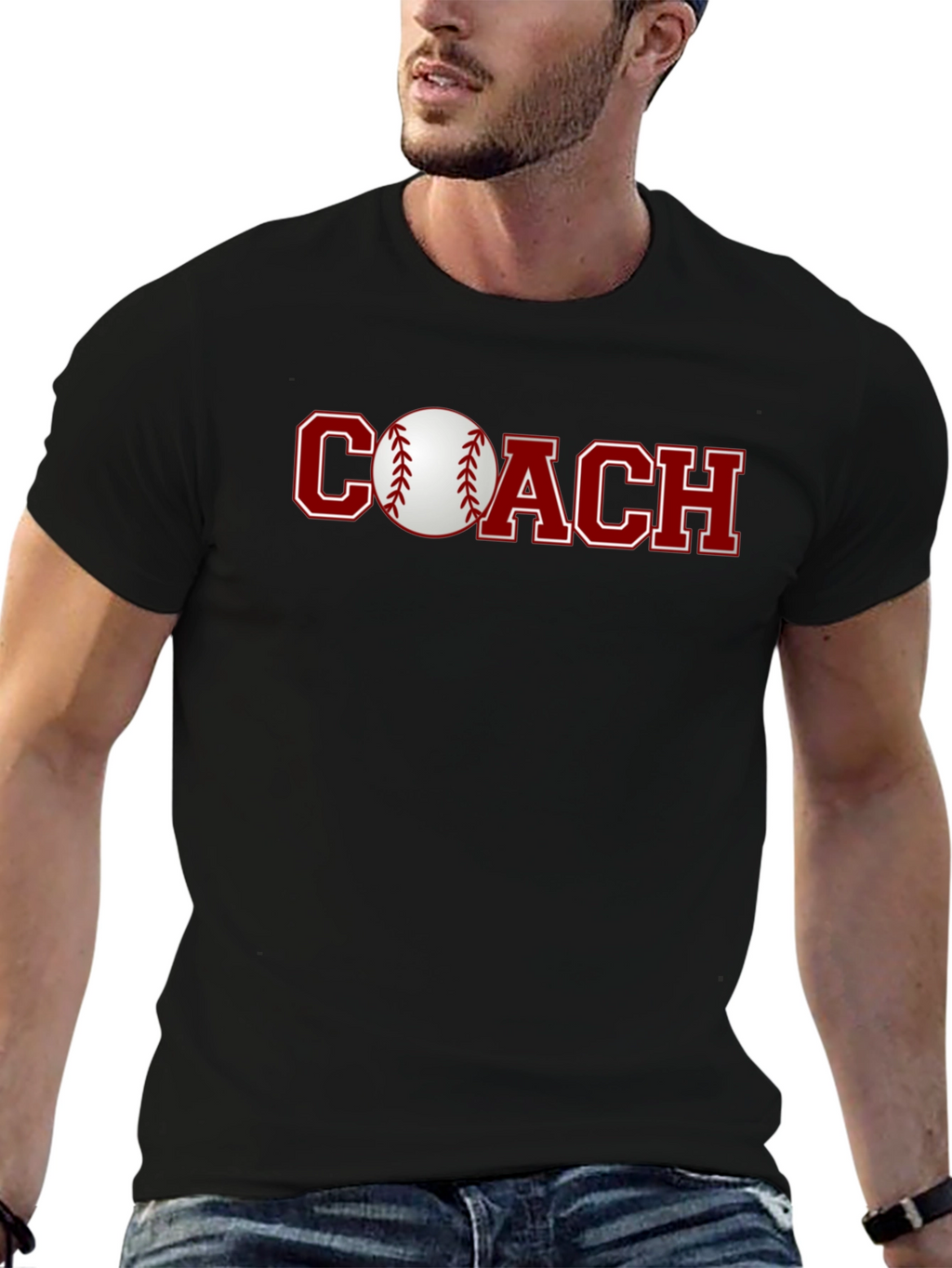 Baseball Coach Graphic T-Shirt