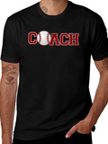 Baseball Coach Graphic T-Shirt