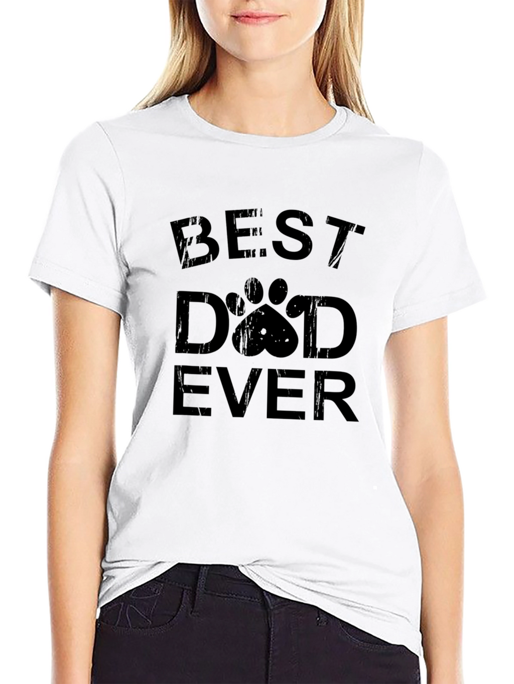Best Dog Dad Ever T-Shirt - Mens Black Tee