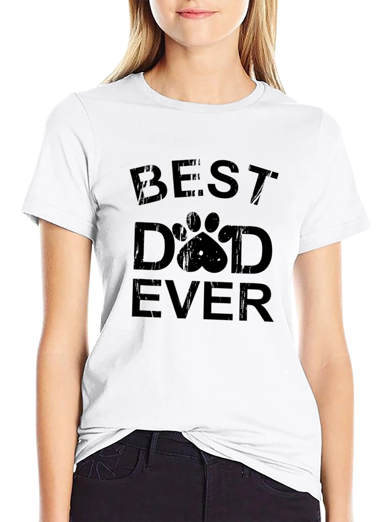Best Dog Dad Ever T-Shirt - Mens Black Tee
