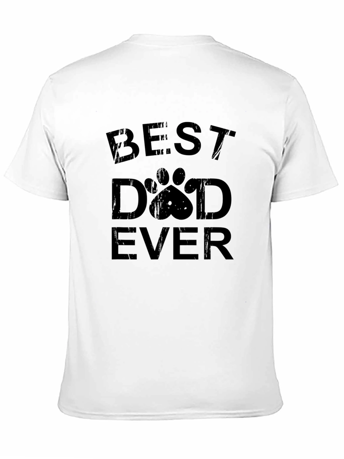 Best Dog Dad Ever T-Shirt - Mens Black Tee