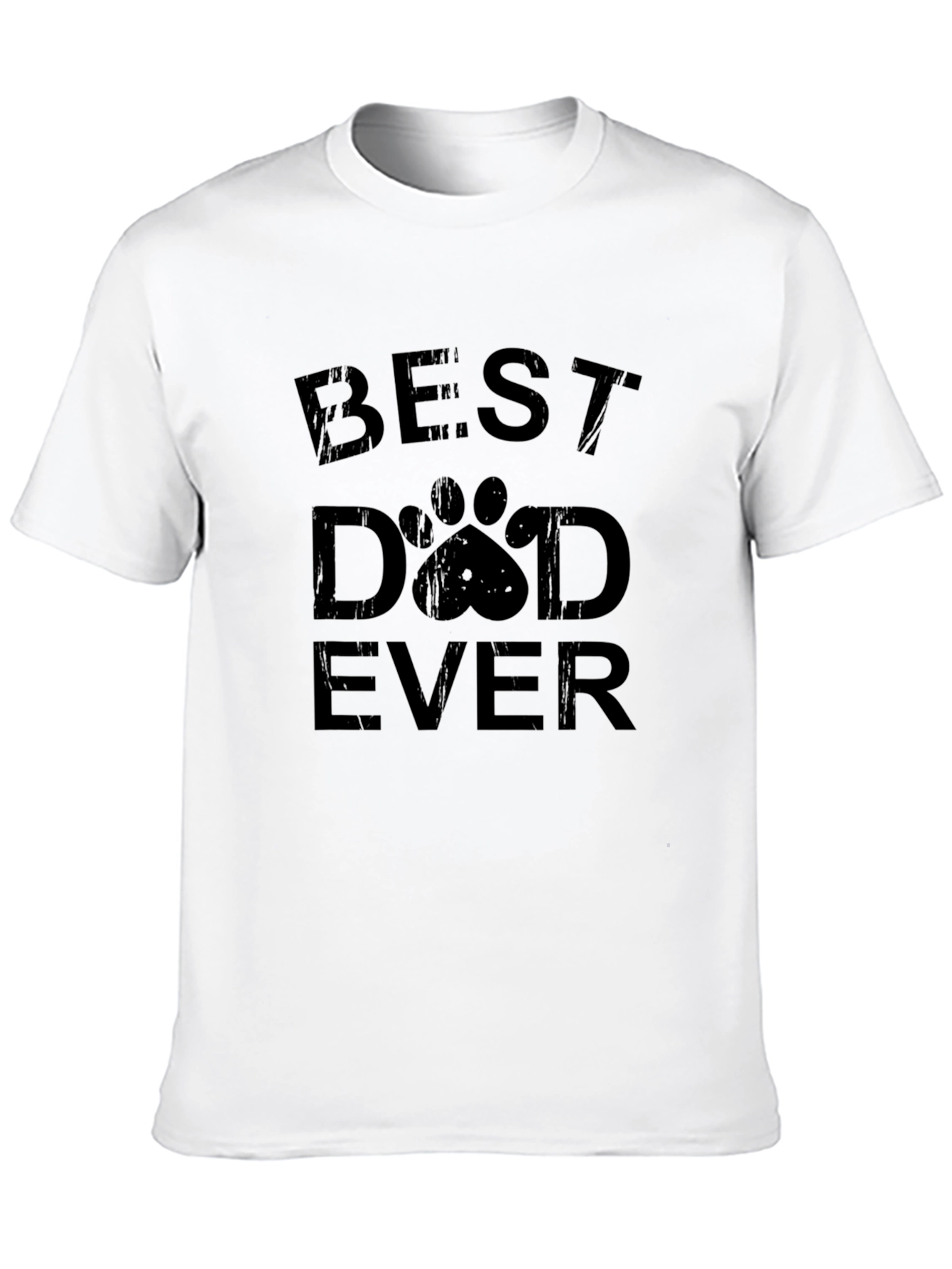 Best Dog Dad Ever T-Shirt - Mens Black Tee