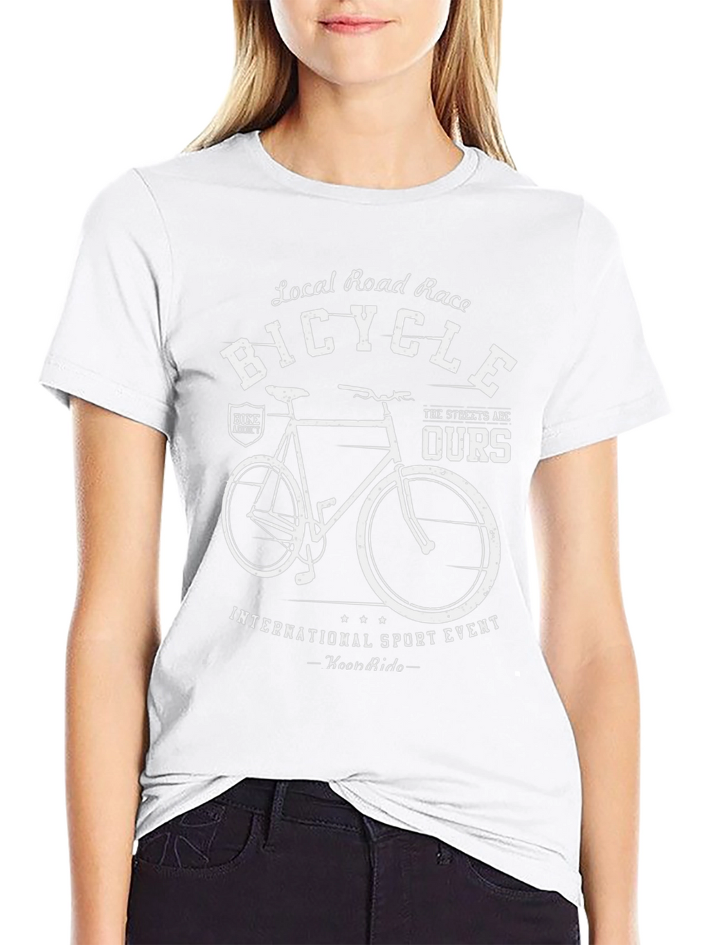 Bicycle Graphic Tee - Local Road Race Style