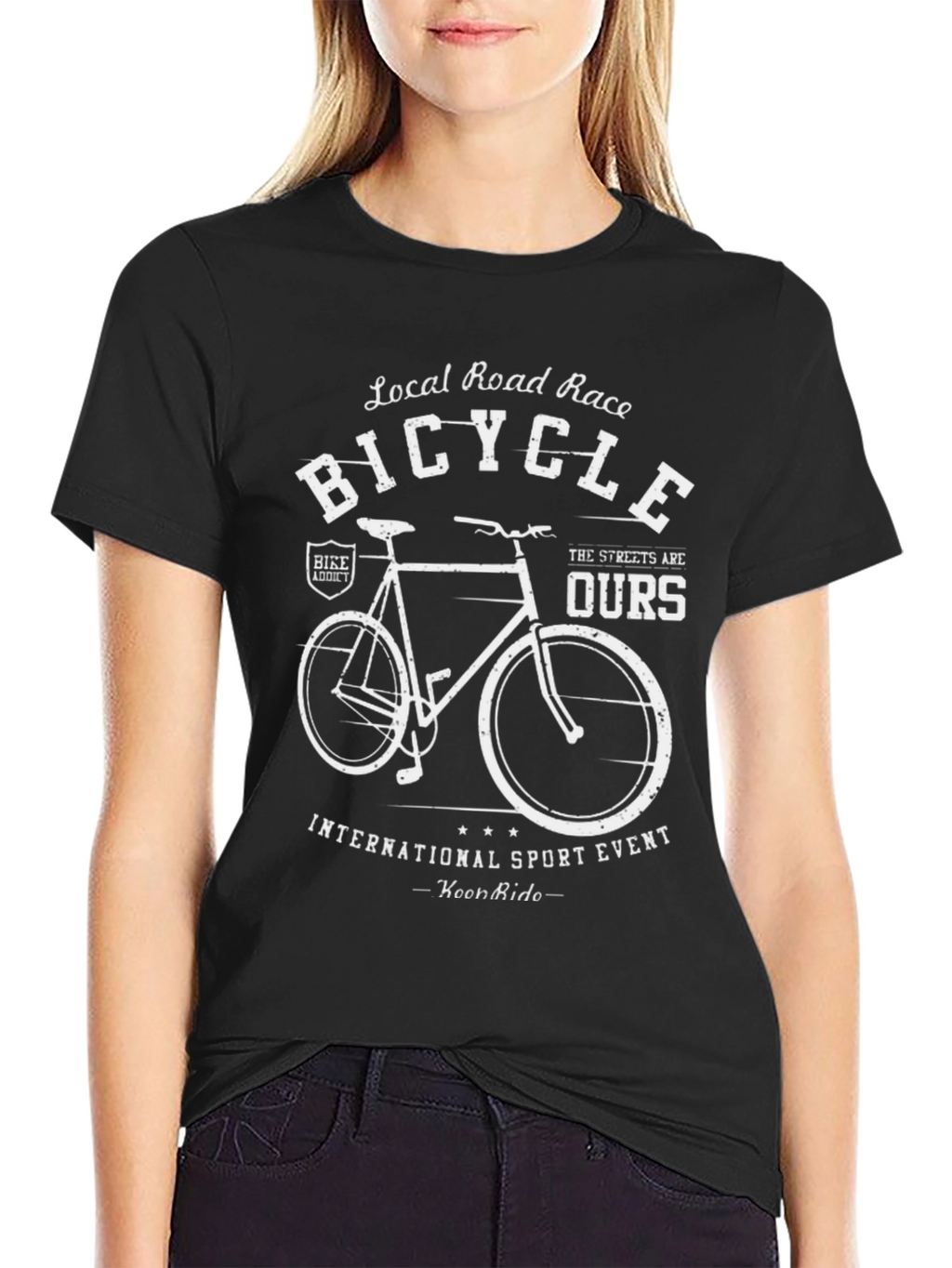 Bicycle Graphic Tee - Local Road Race Style