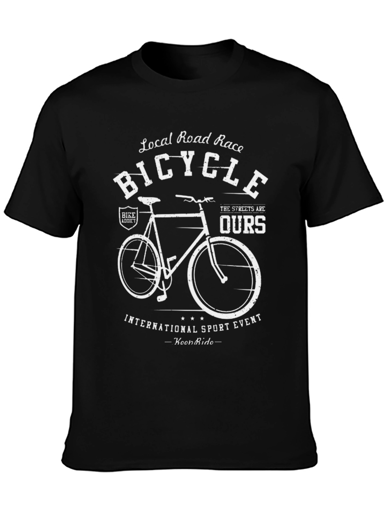 Bicycle Graphic Tee - Local Road Race Style