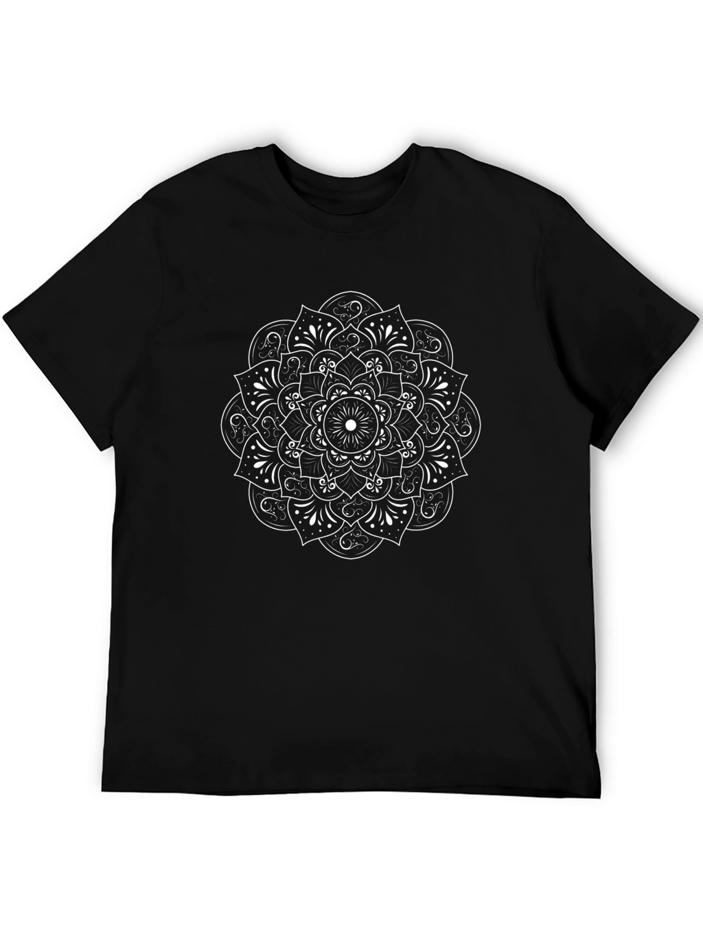 Mandala Graphic T-Shirt - Black