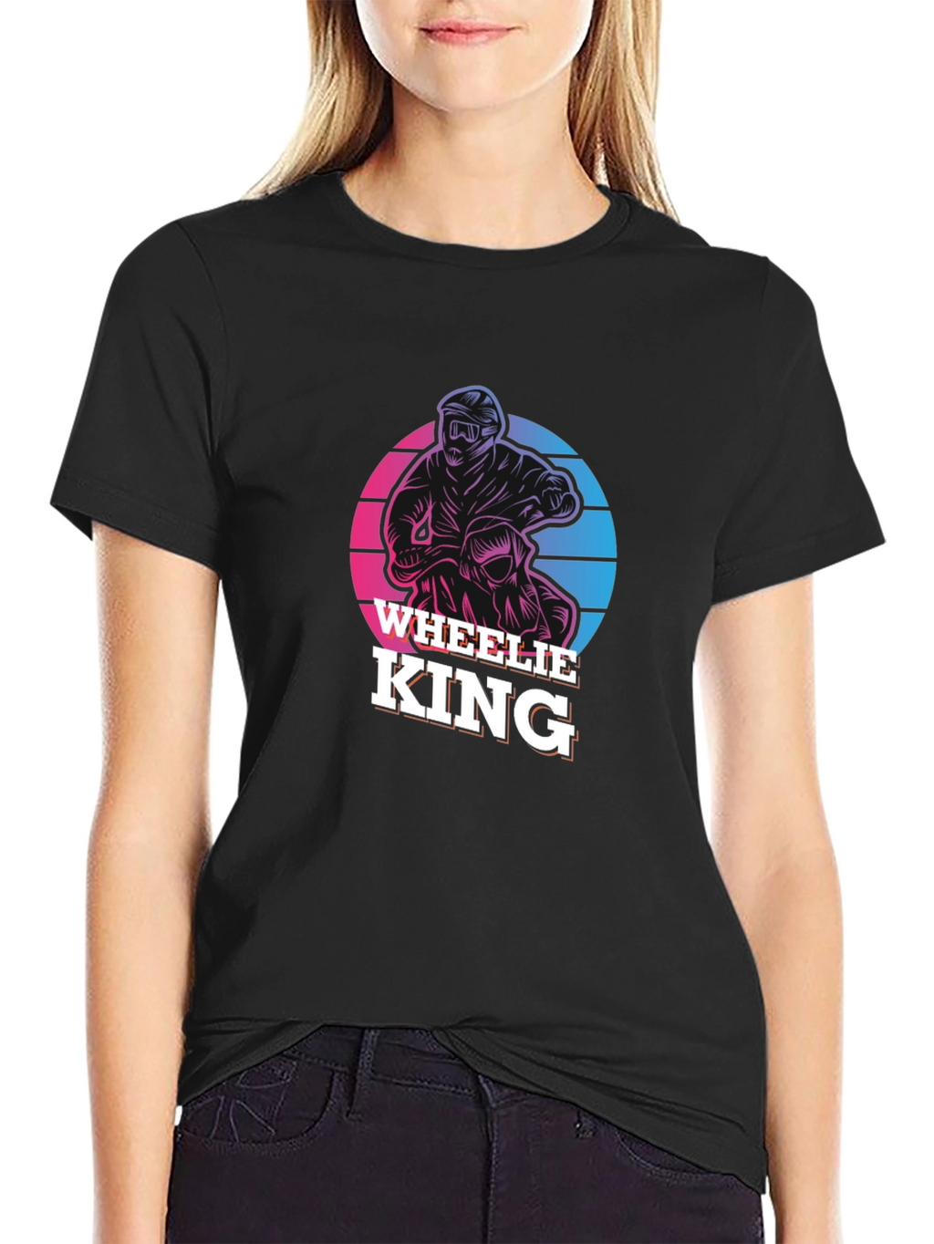 Wheelie King Graphic Tee - Motorcross T-Shirt