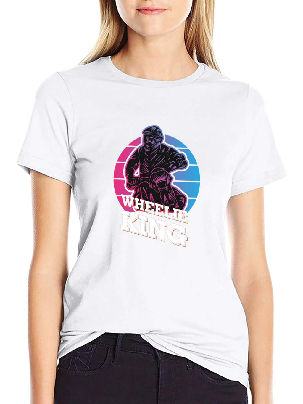 Wheelie King Graphic Tee - Motorcross T-Shirt