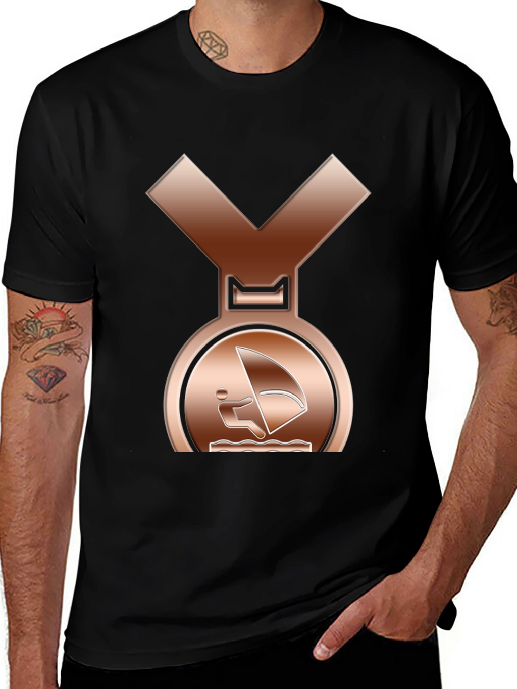 Bronze Windsurfing Medal T-Shirt