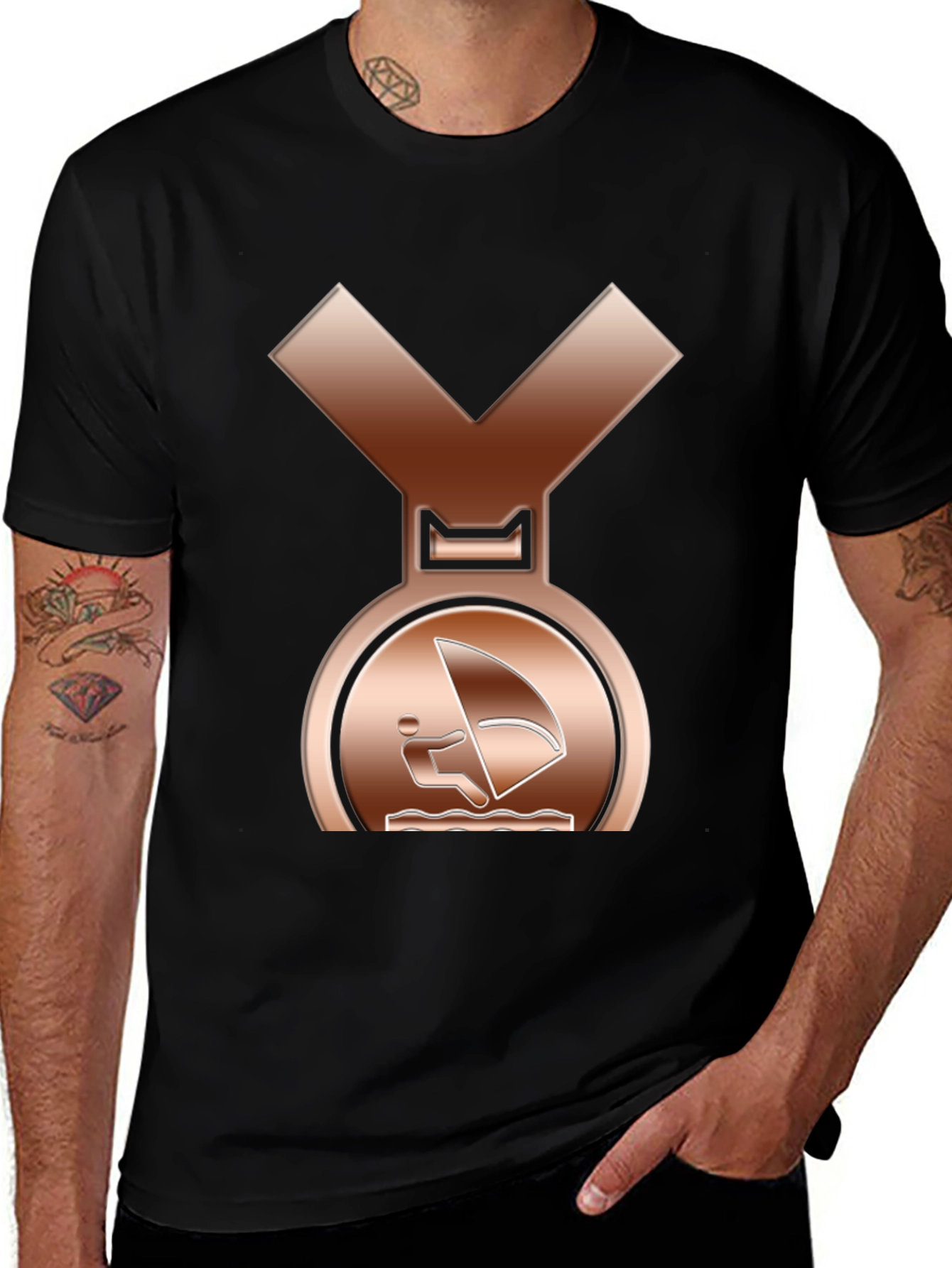 Bronze Windsurfing Medal T-Shirt