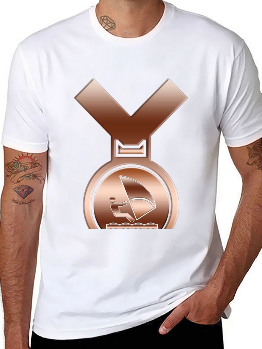Bronze Windsurfing Medal T-Shirt