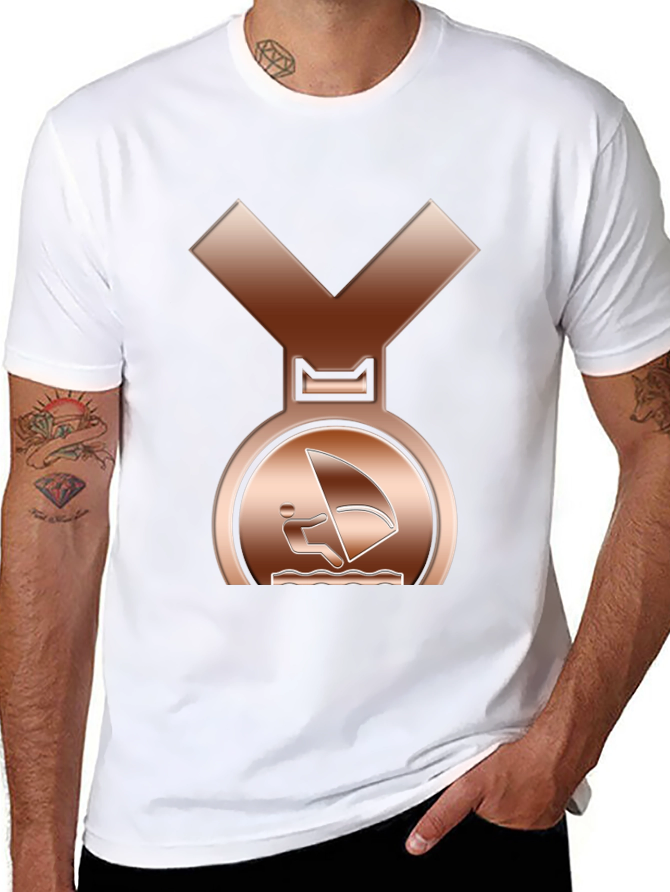 Bronze Windsurfing Medal T-Shirt