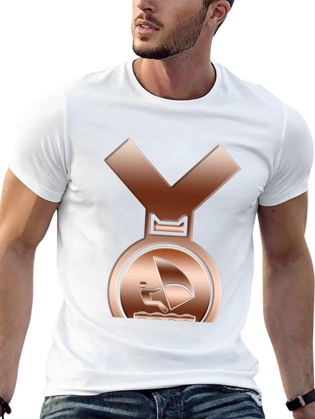 Bronze Windsurfing Medal T-Shirt