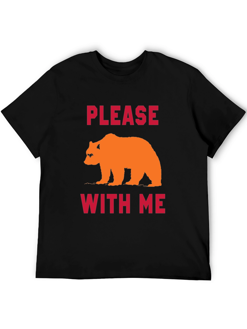 Please Bear With Me Graphic Tee - Black
