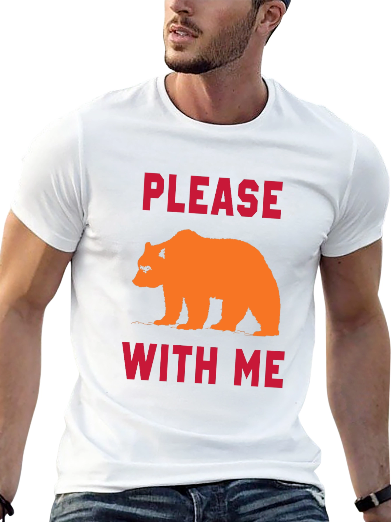 Please Bear With Me Graphic Tee - Black