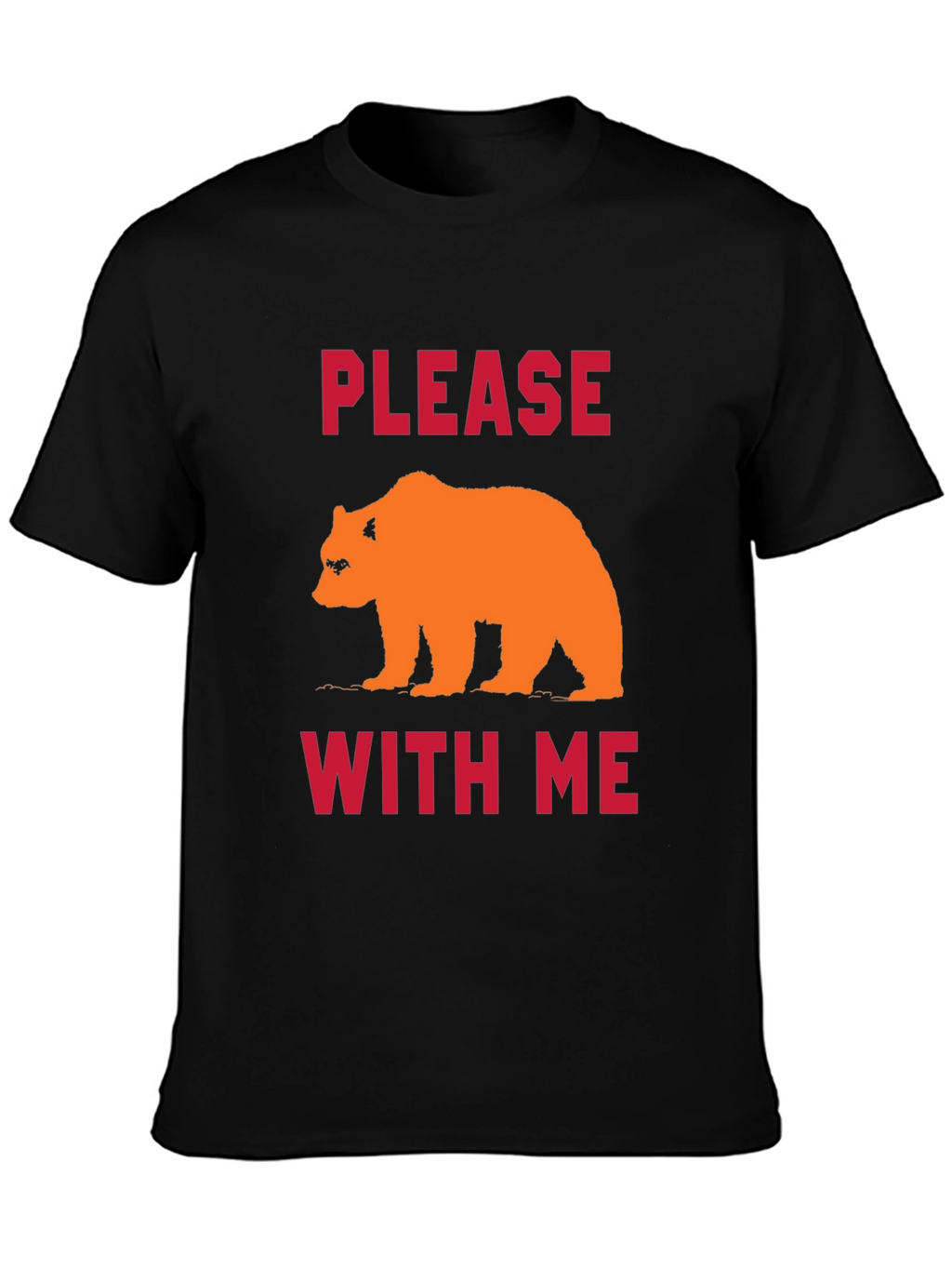Please Bear With Me Graphic Tee - Black