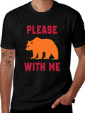 Please Bear With Me Graphic Tee - Black