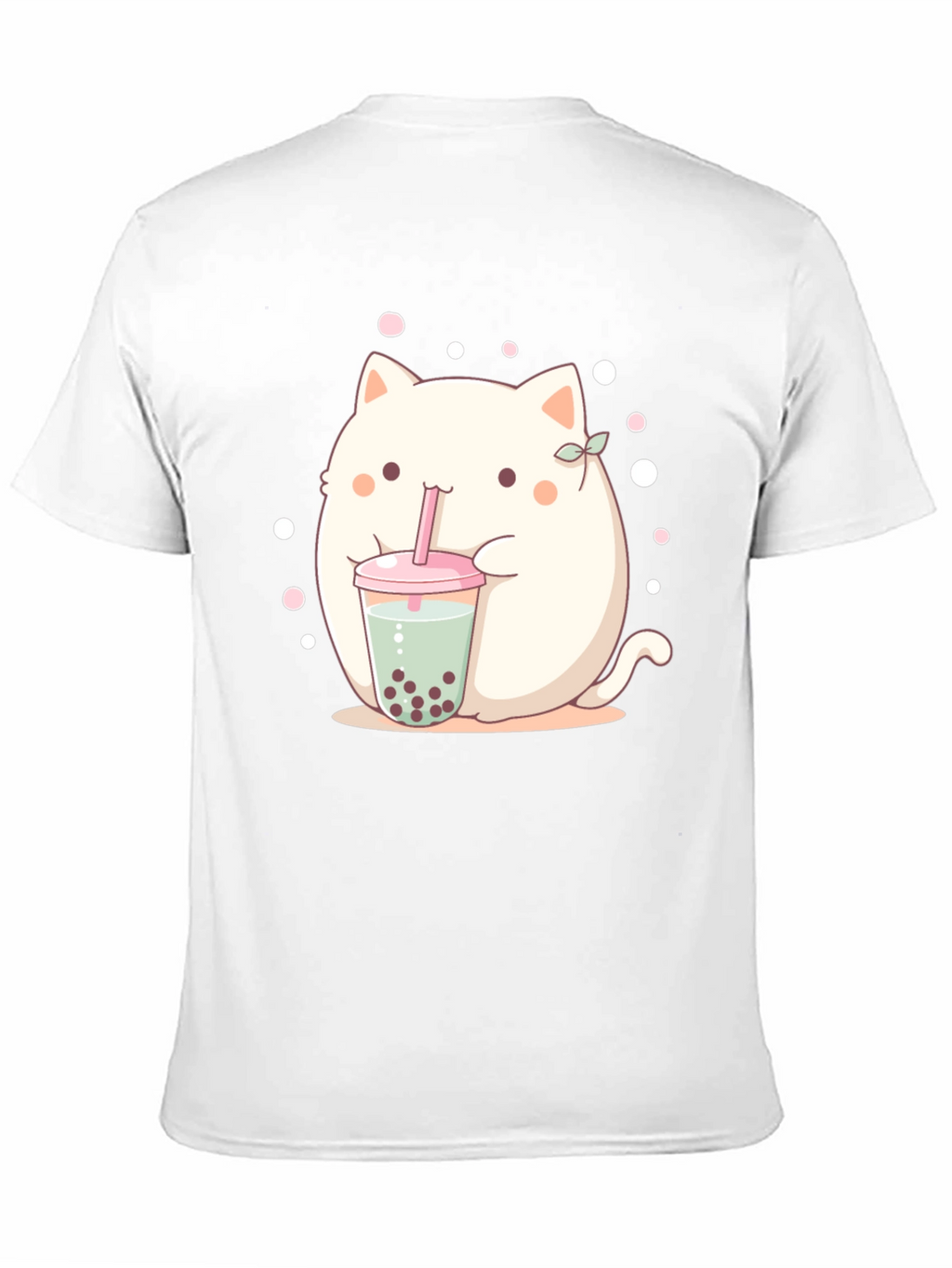 Cute Boba Cat T-Shirt - Kawaii Style