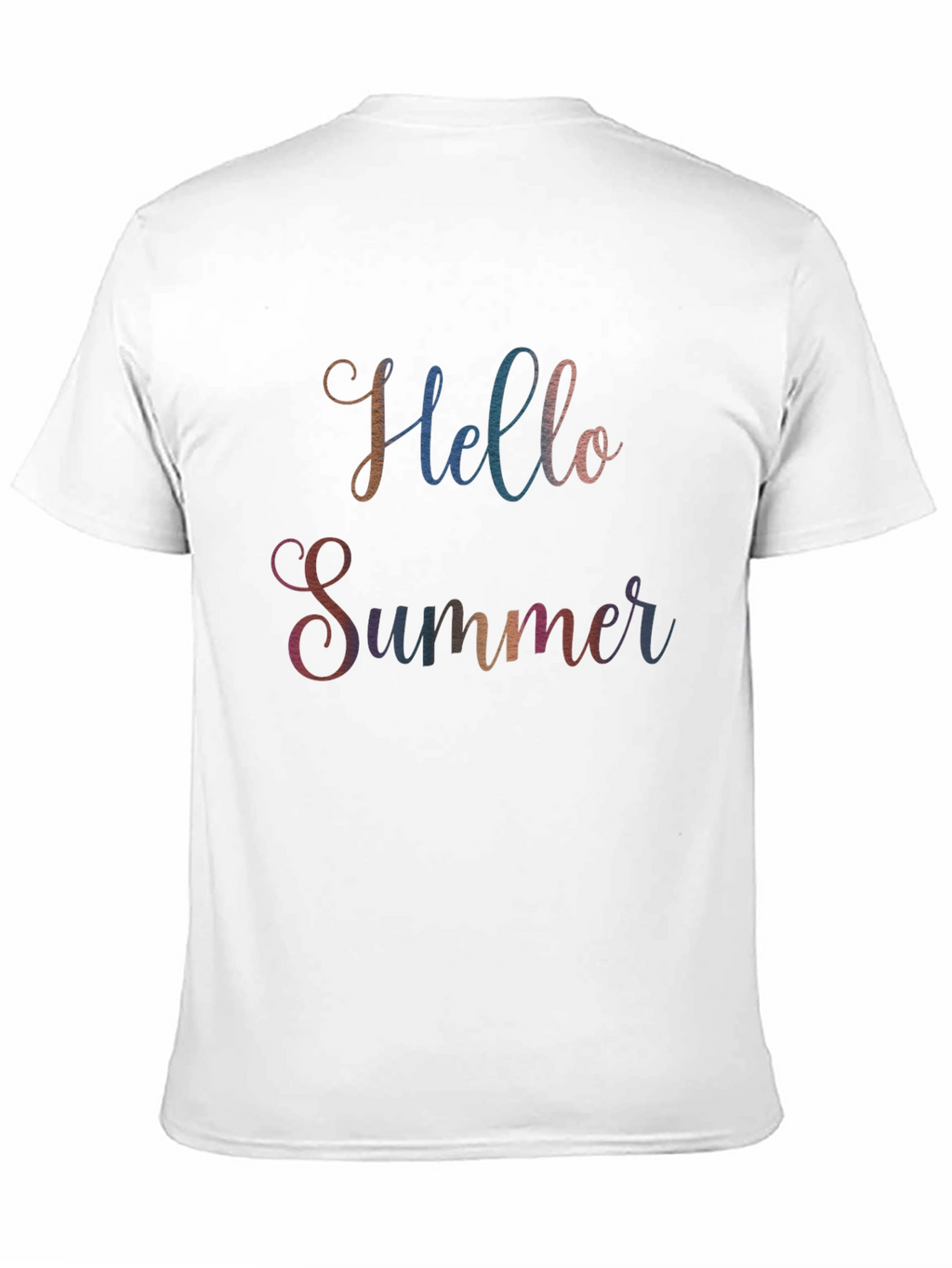 Hello Summer Graphic Tee - Soft Cotton Blend