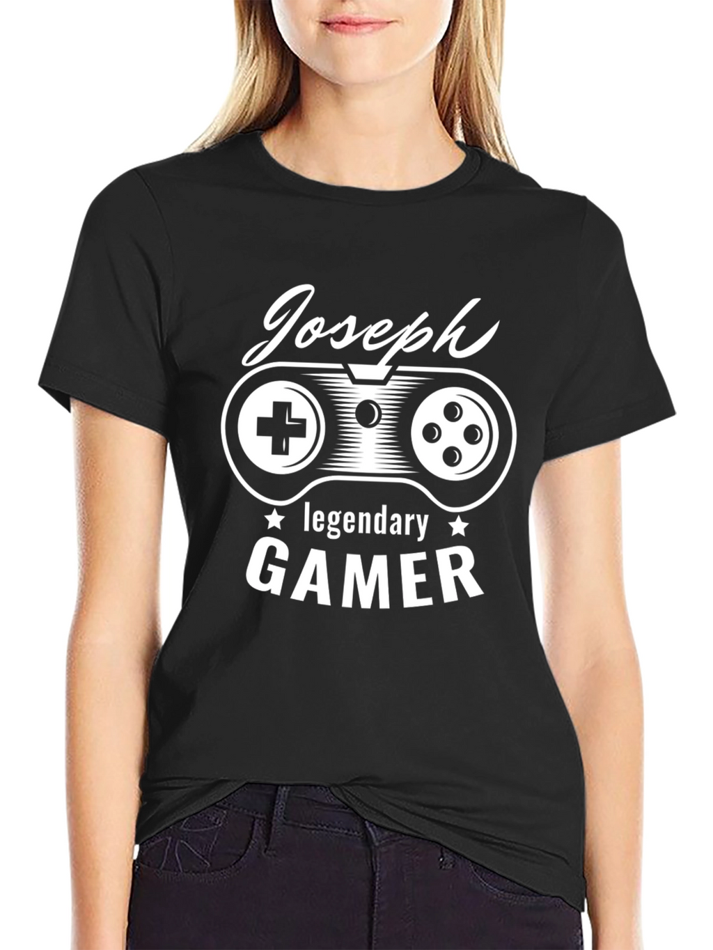 Joseph Legendary Gamer T-Shirt - Cool Controller Design