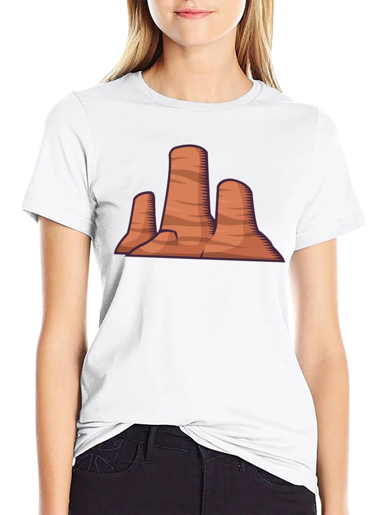 Desert Rock Formation Graphic Tee