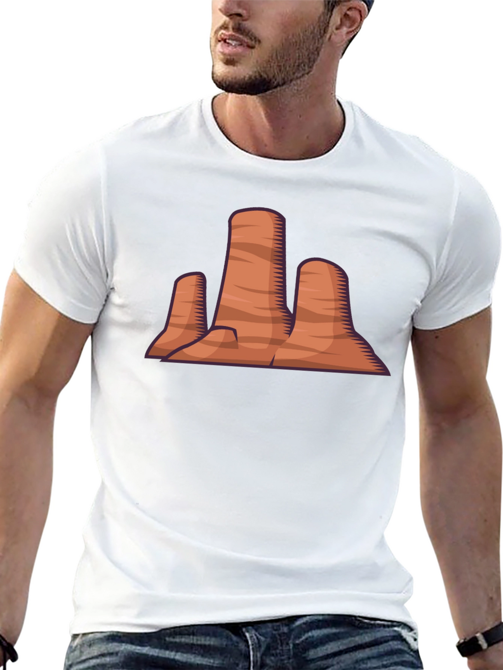 Desert Rock Formation Graphic Tee