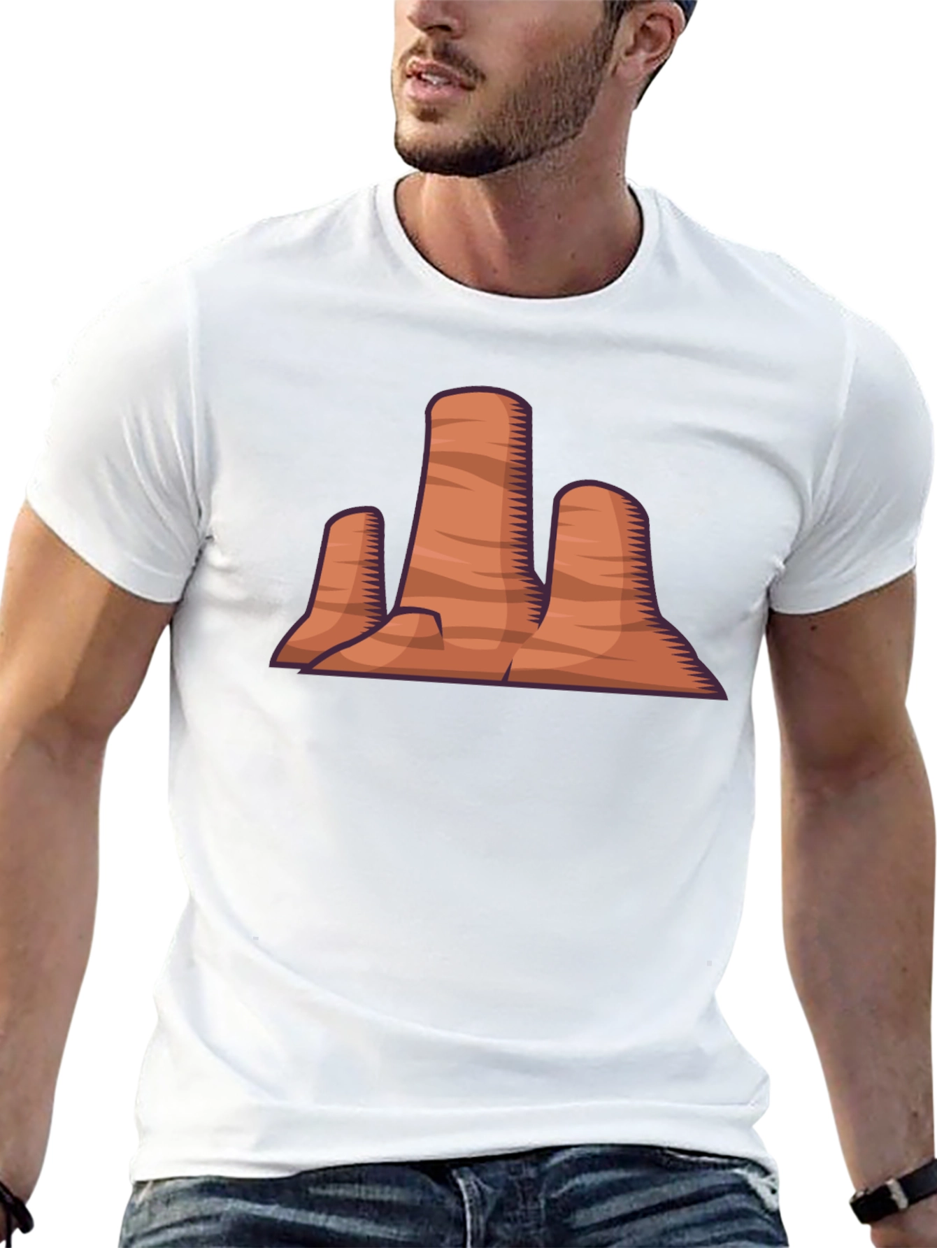 Desert Rock Formation Graphic Tee