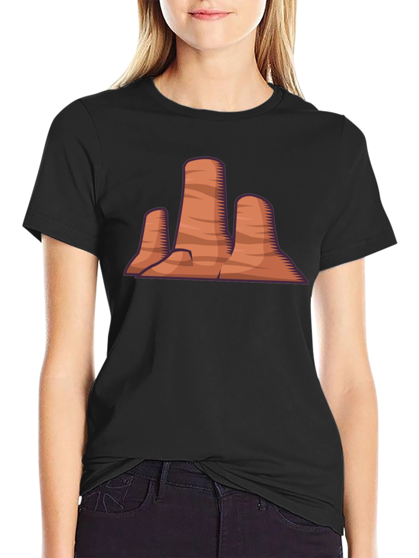Desert Rock Formation Graphic Tee