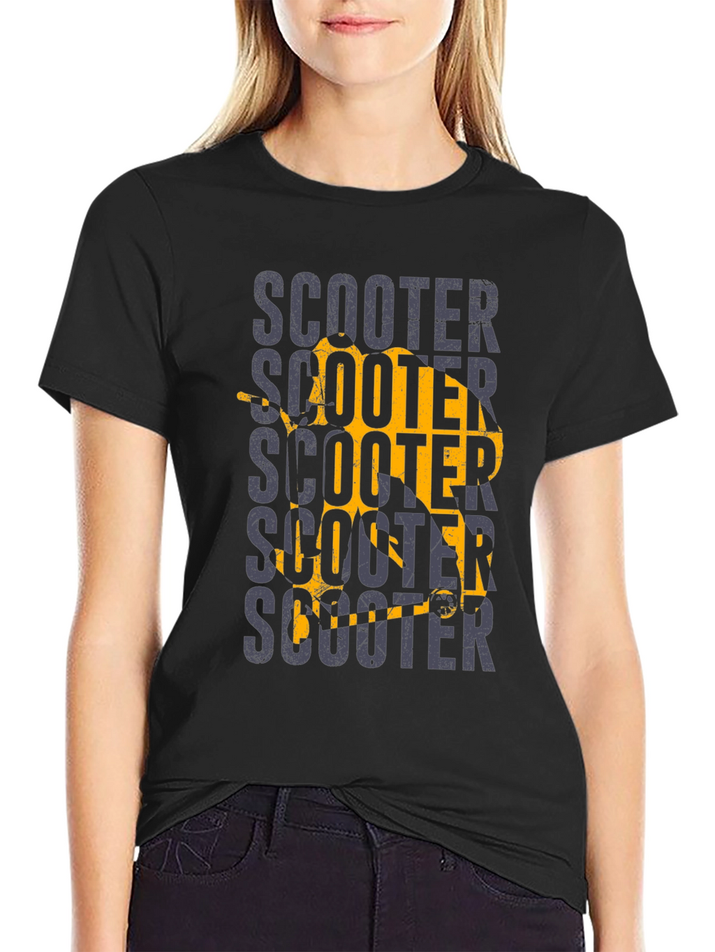 Scooter Graphic Tee - Retro Motorcycle Shirt