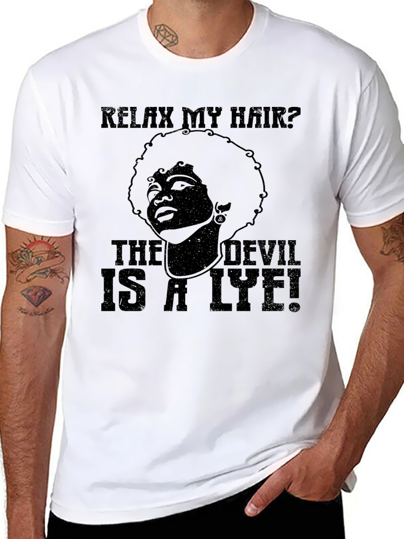 Relax My Hair? Tee - Natural Hair Pride