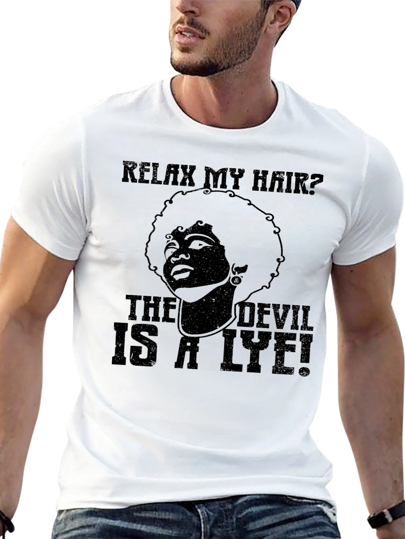 Relax My Hair? Tee - Natural Hair Pride
