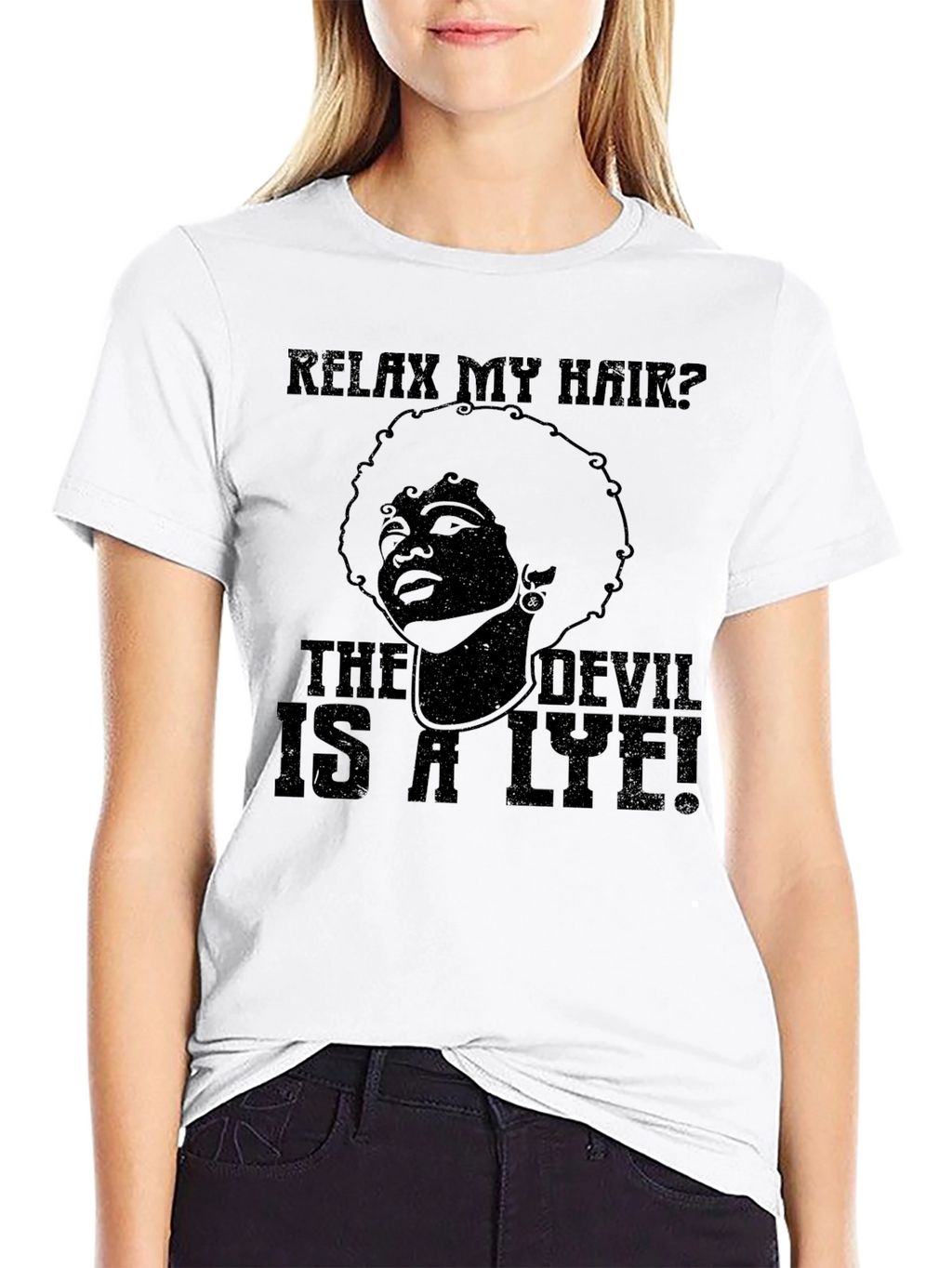 Relax My Hair? Tee - Natural Hair Pride