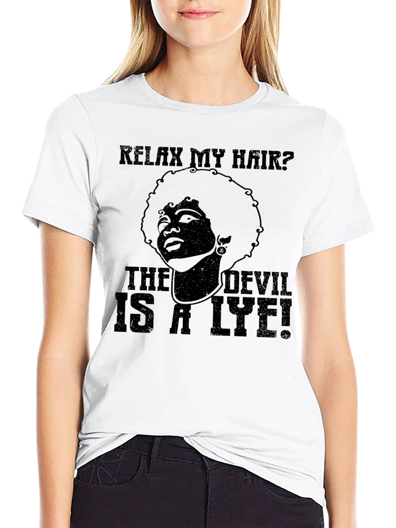 Relax My Hair? Tee - Natural Hair Pride