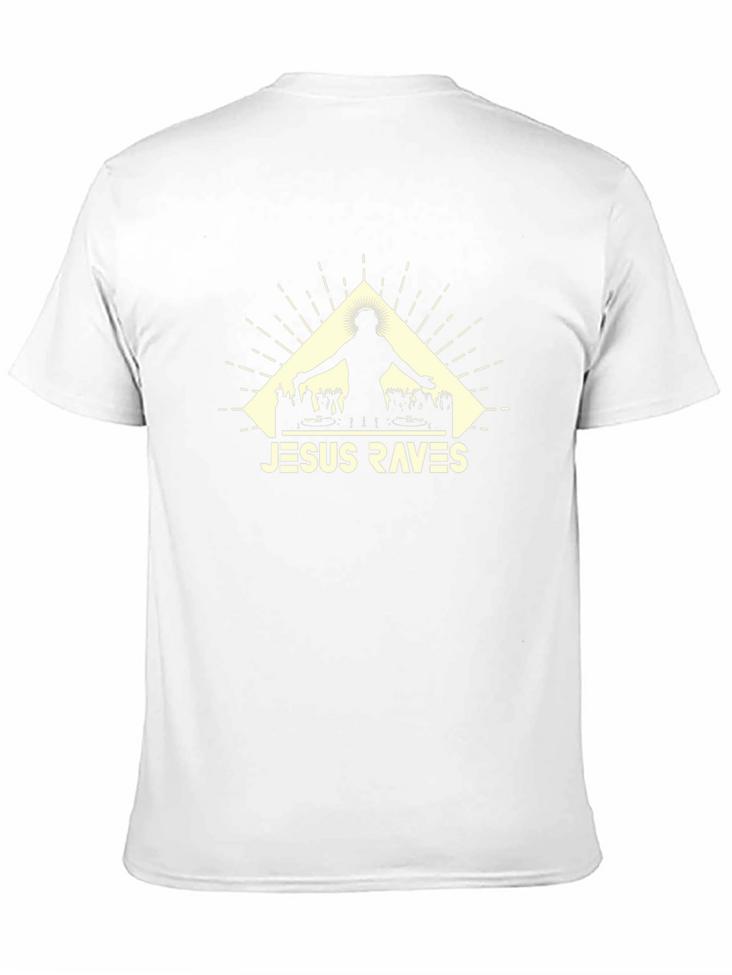 Jesus Raves Graphic Tee - Black Cotton T-Shirt
