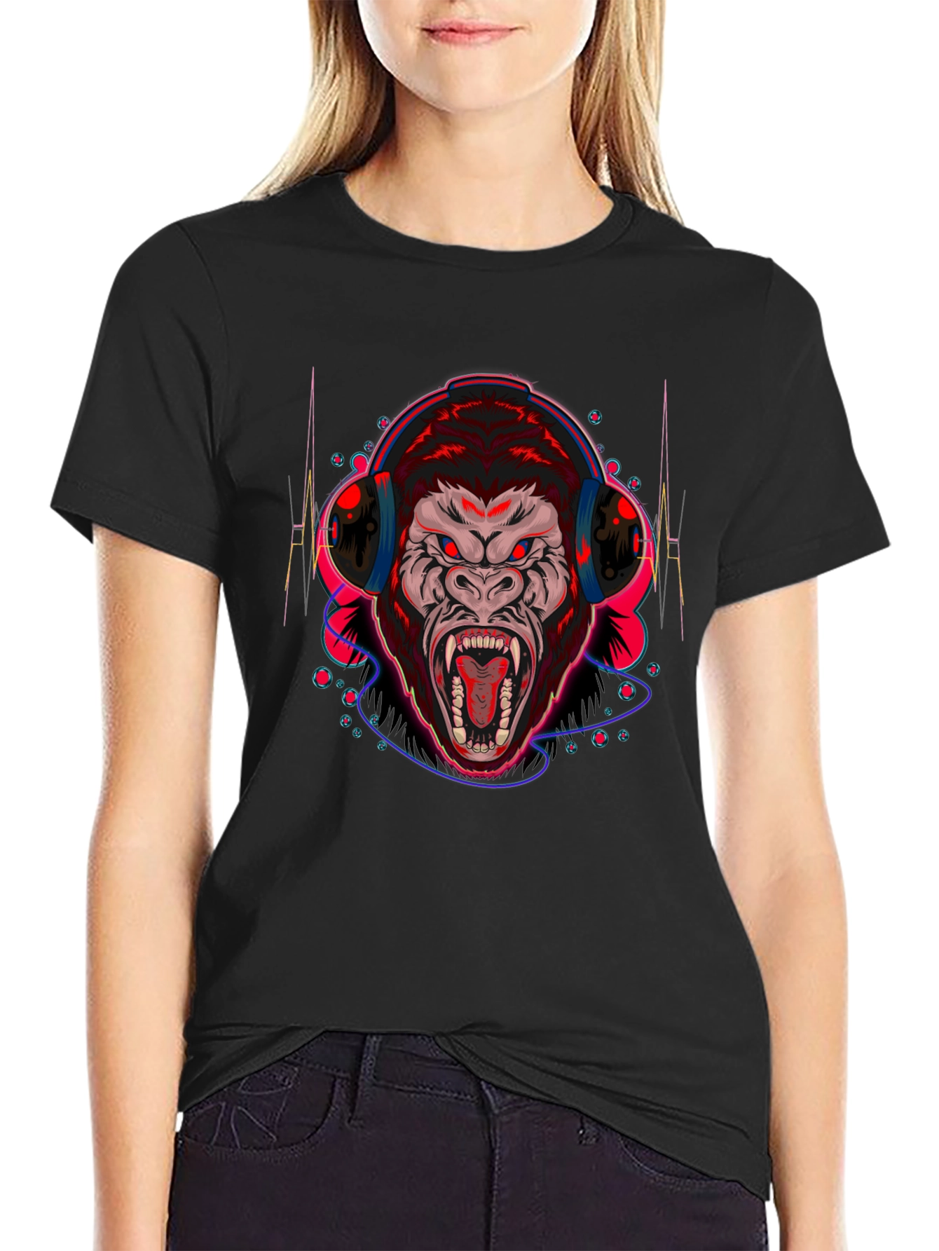 DJ Gorilla Graphic Tee - Loud & Unique Design