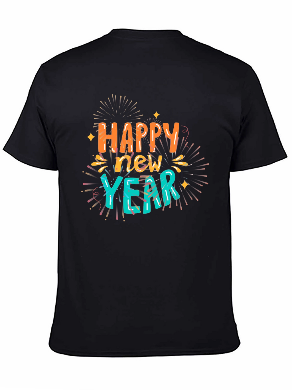 Happy New Year Graphic Tee - Festive Style