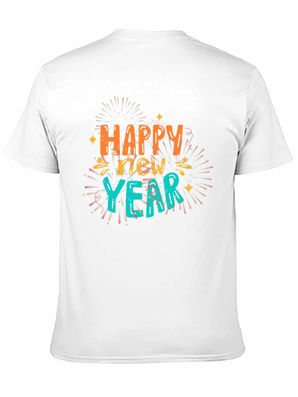 Happy New Year Graphic Tee - Festive Style