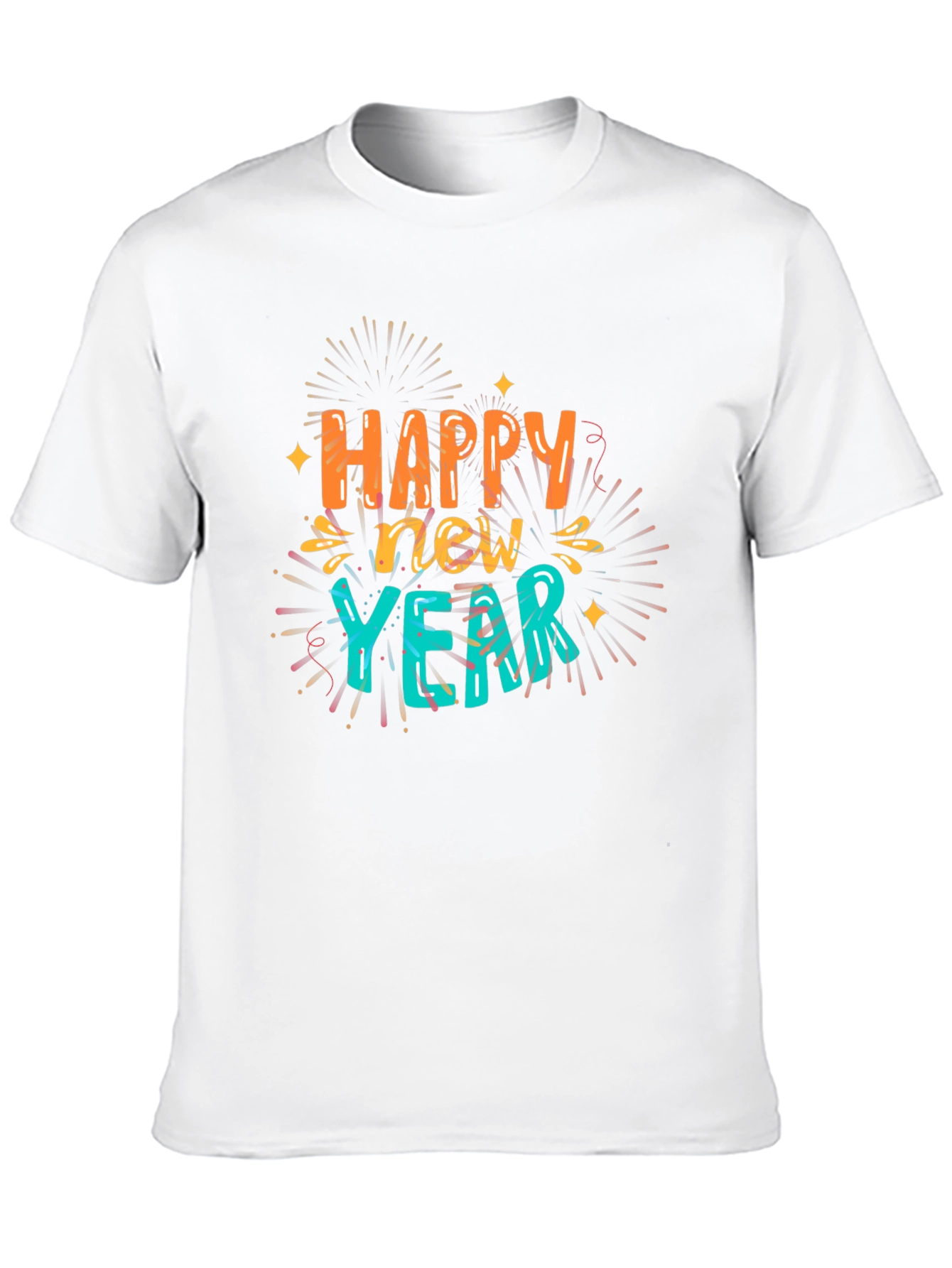 Happy New Year Graphic Tee - Festive Style