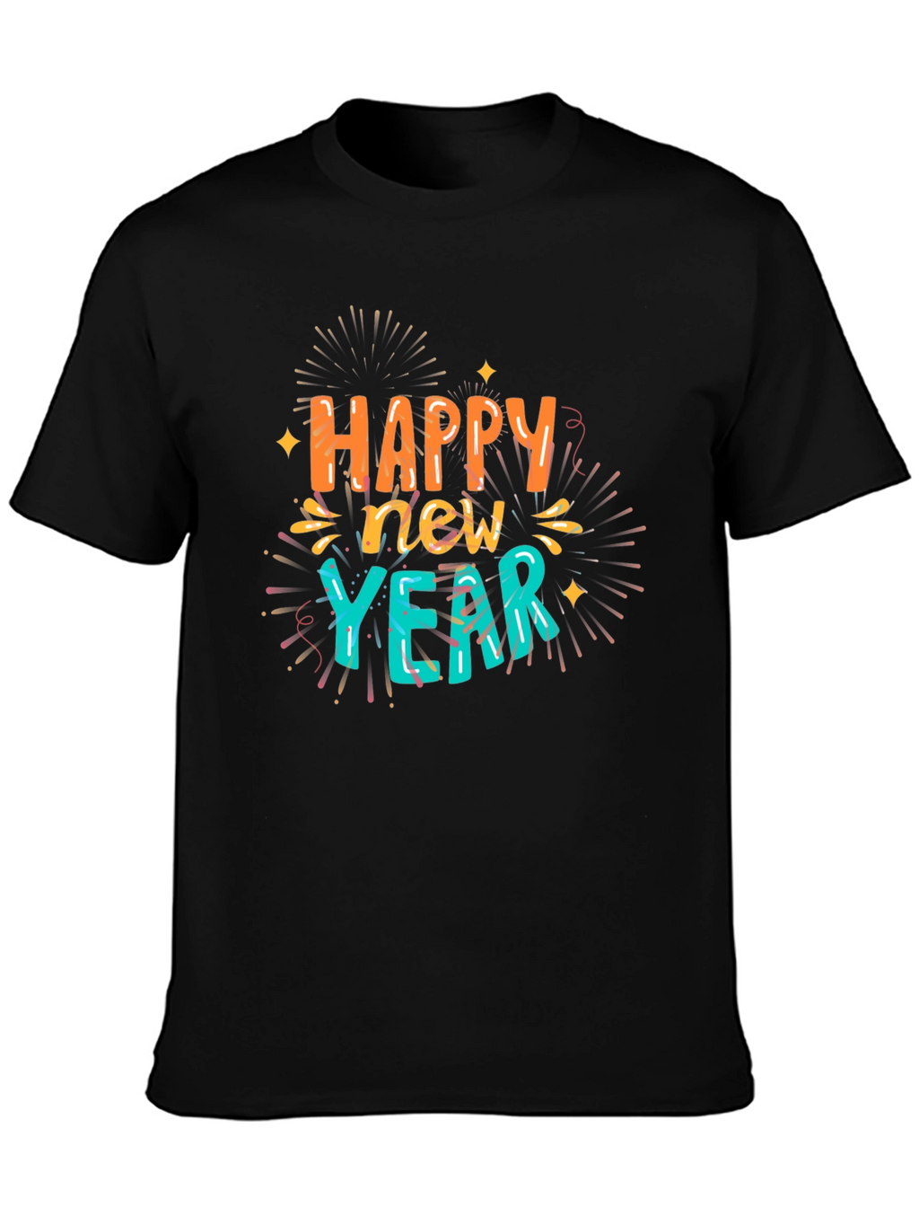 Happy New Year Graphic Tee - Festive Style