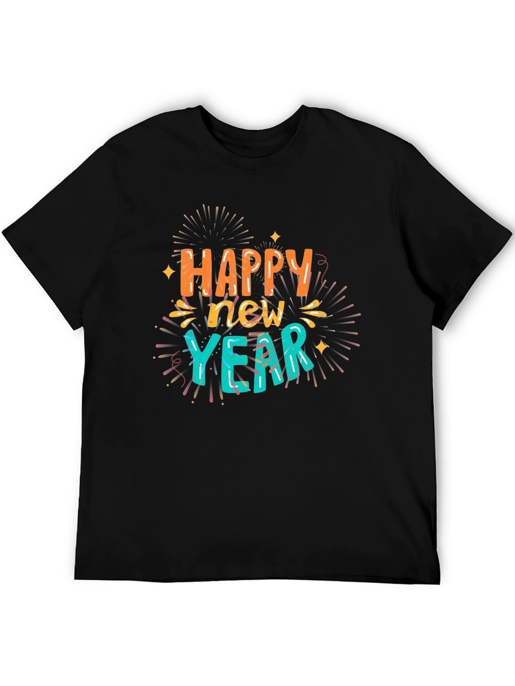 Happy New Year Graphic Tee - Festive Style