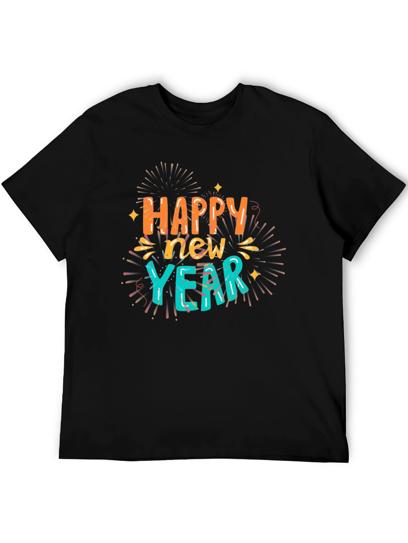 Happy New Year Graphic Tee - Festive Style