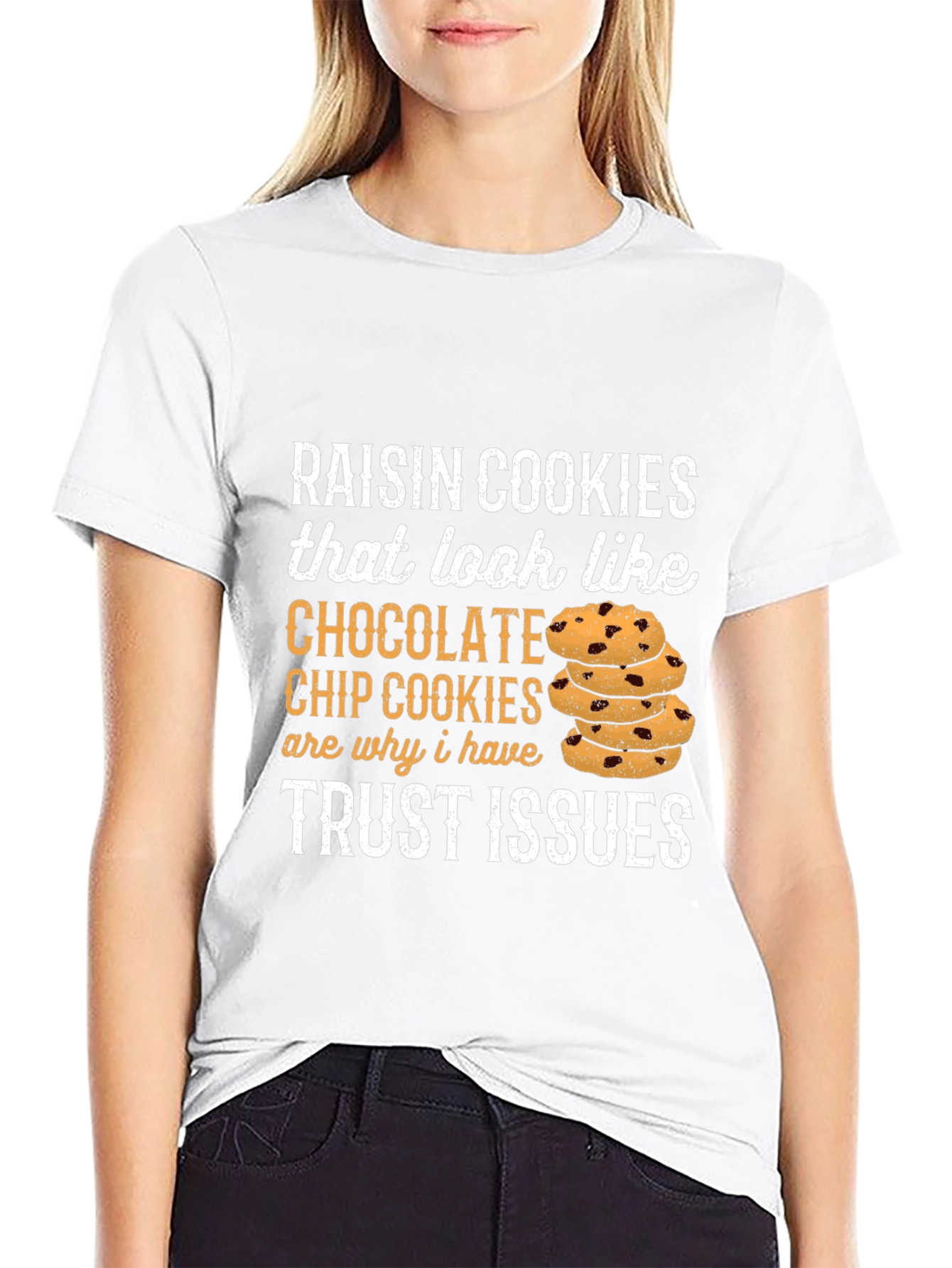 Funny Raisin Cookie Trust Issues T-Shirt