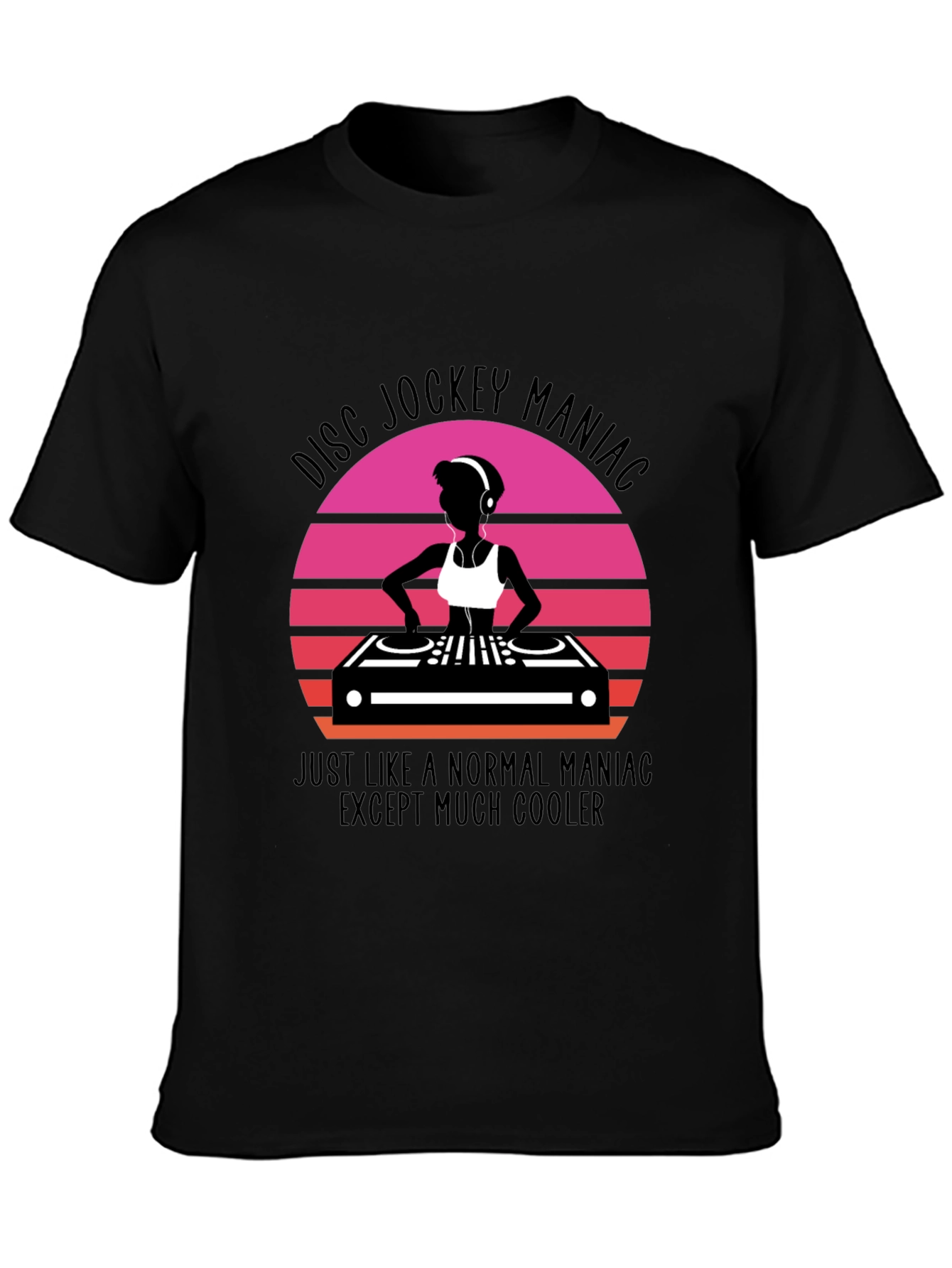 Disc Jockey Maniac Graphic Tee