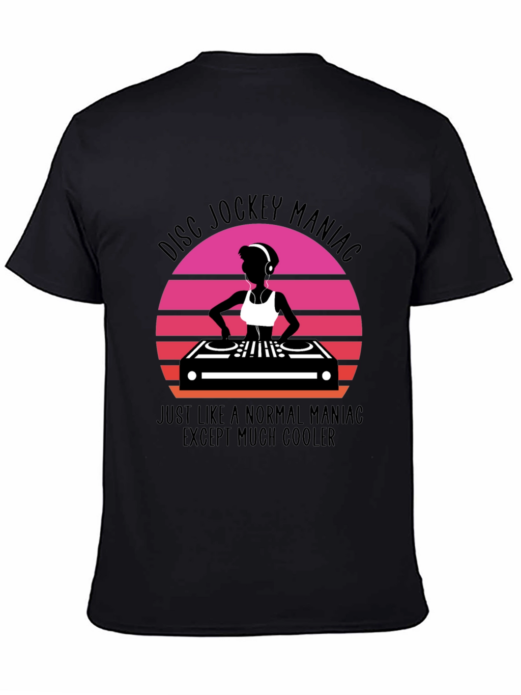 Disc Jockey Maniac Graphic Tee