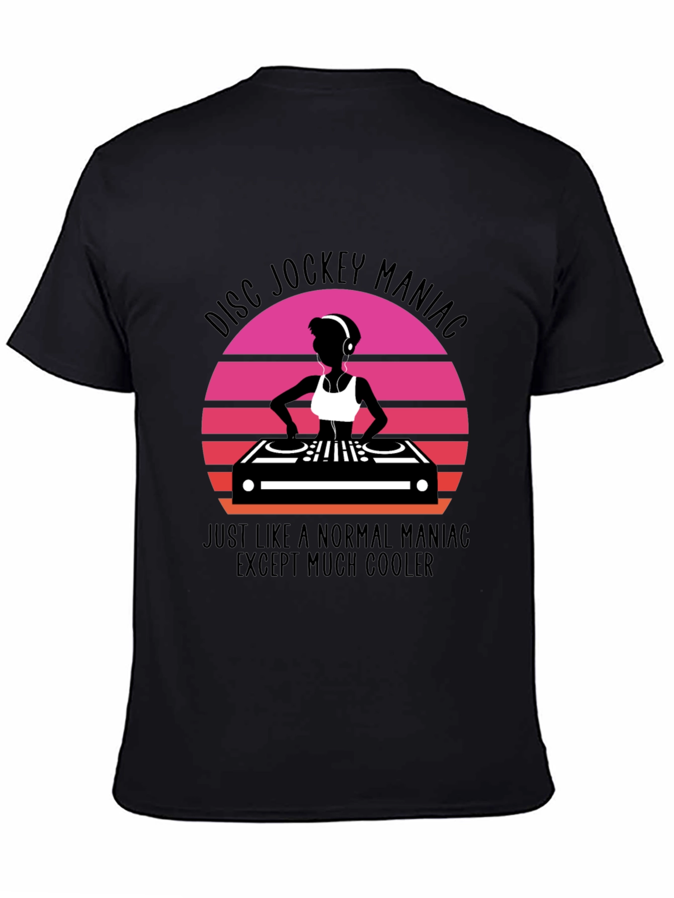 Disc Jockey Maniac Graphic Tee