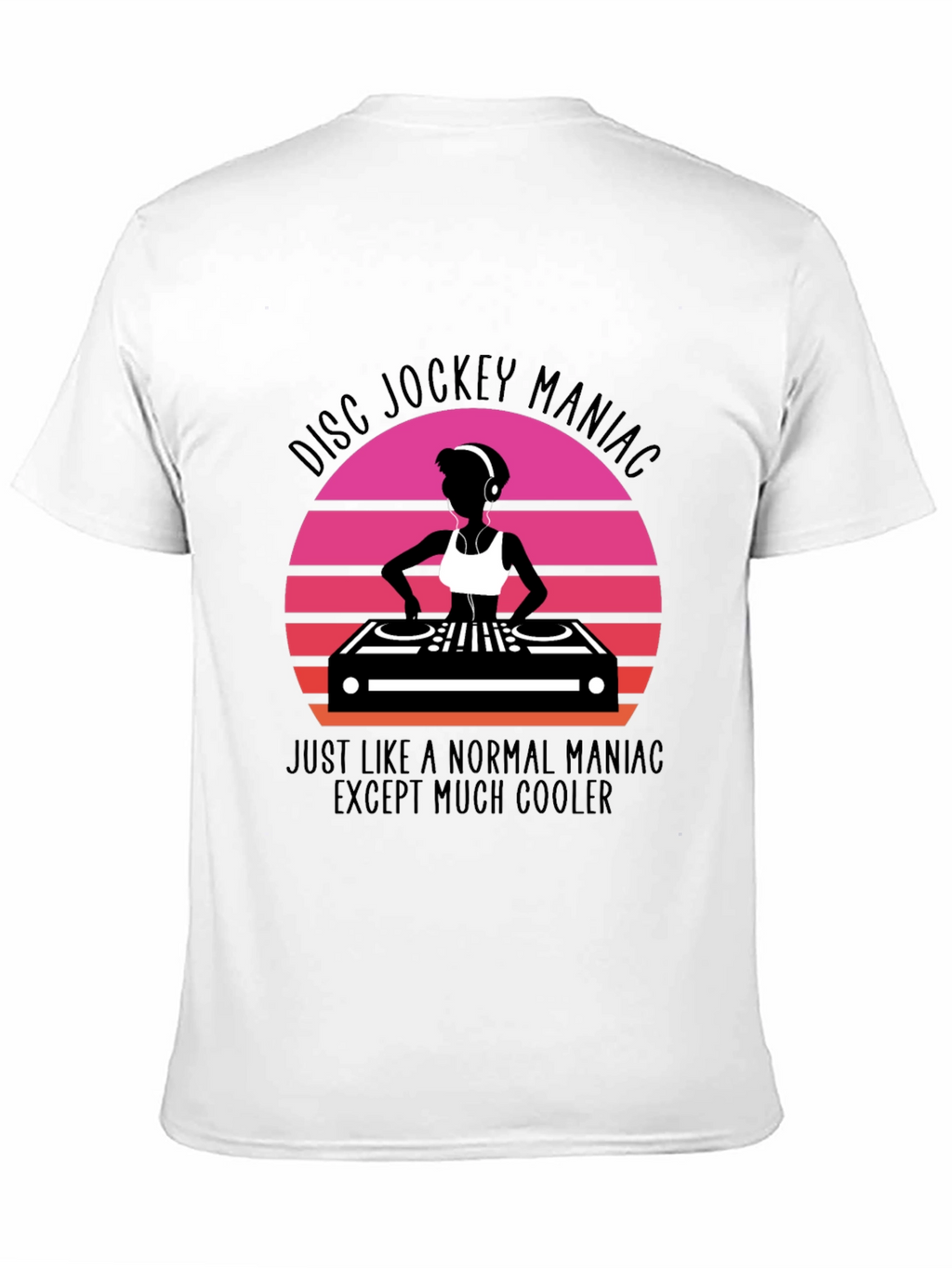 Disc Jockey Maniac Graphic Tee